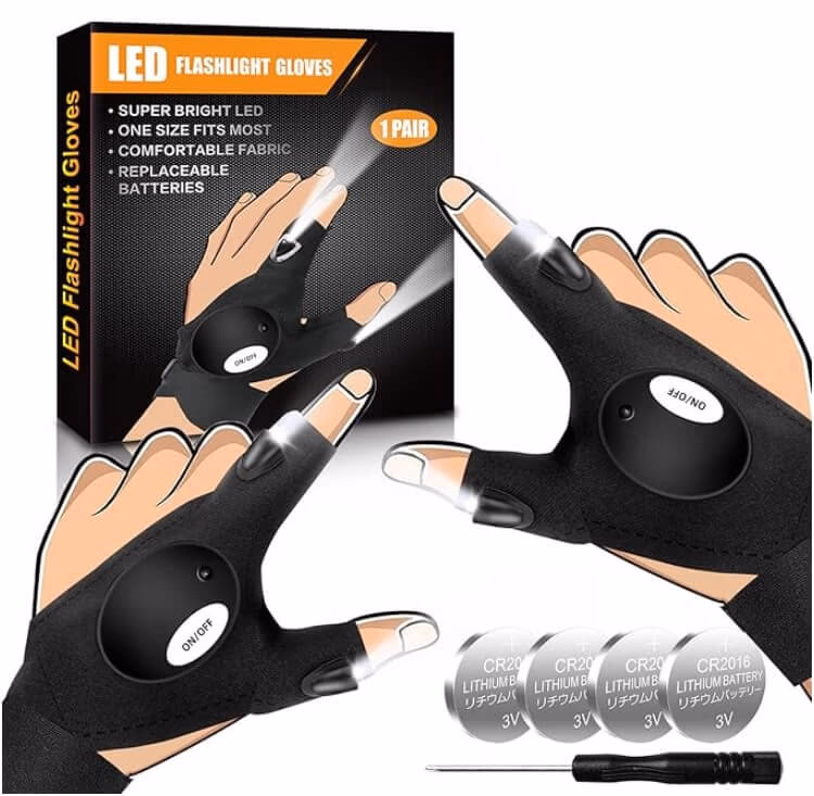 LED Flashlight Gloves