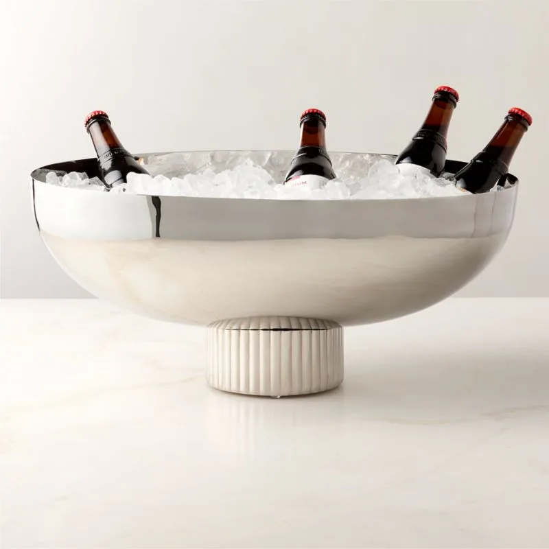 Polished Stainless Steel Beverage Tub