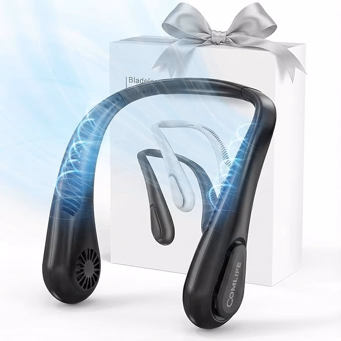 Wearable Rechargeable Neck Fan