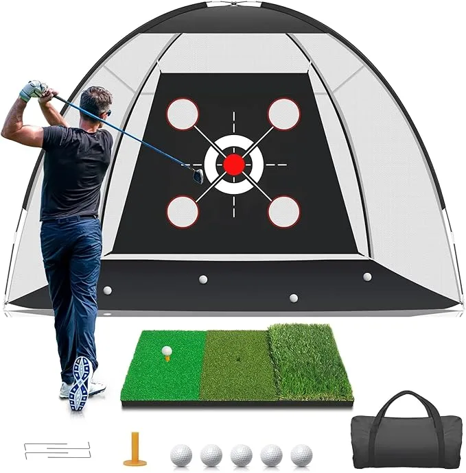 Golf Practice Net and Mat