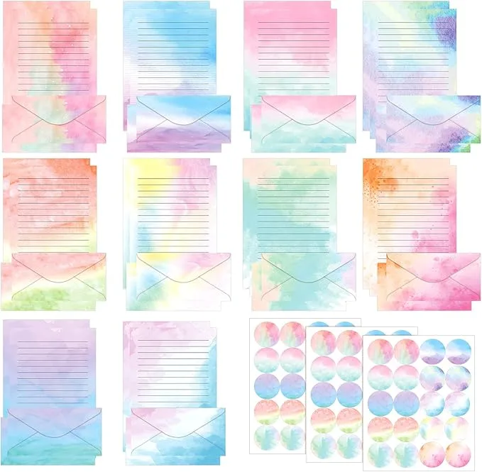 Watercolor Stationery Set