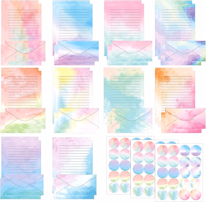 Watercolor Stationery Set