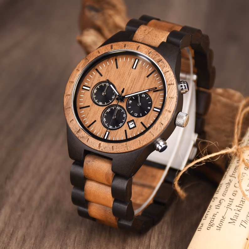 Personalized Engraved Wooden Watch