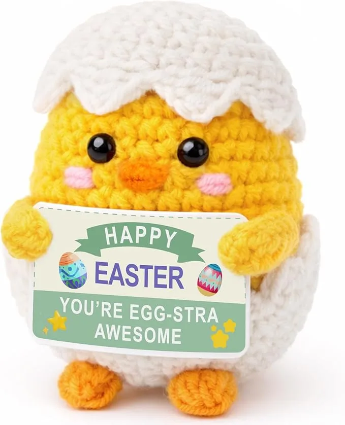 Crochet Easter Plush Eggs Chicks