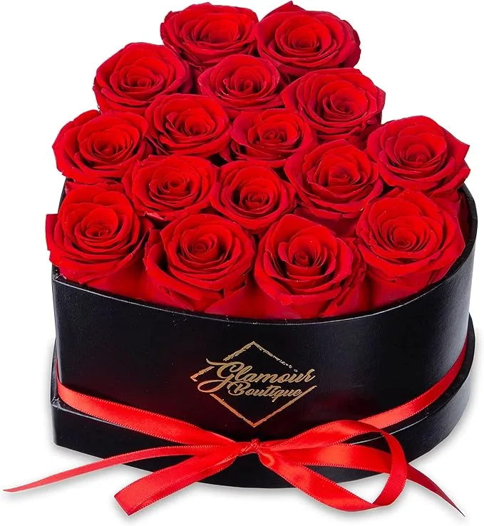 Forever Preserved Rose Heart Gift