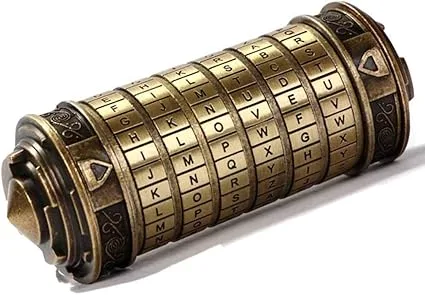 Da Vinci Code Mini Cryptex Puzzle Box