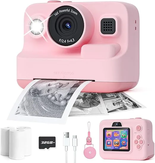 Kids Instant Print Camera