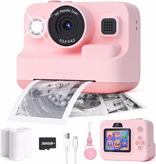 Kids Instant Print Camera