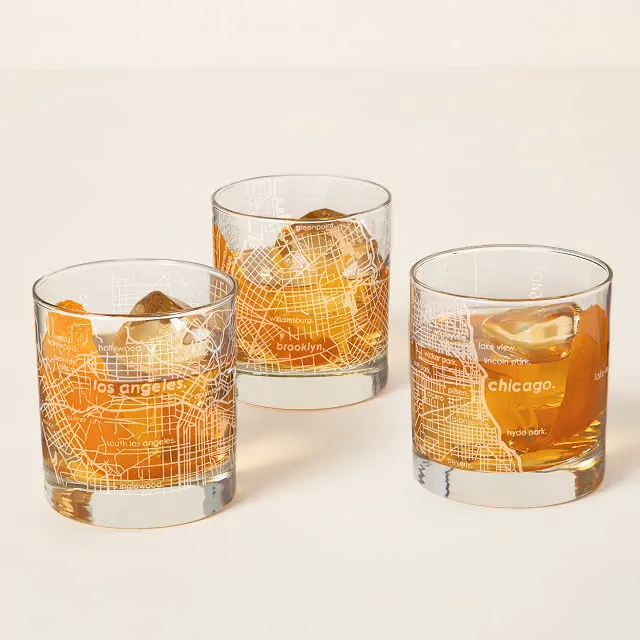 Urban Map Glass