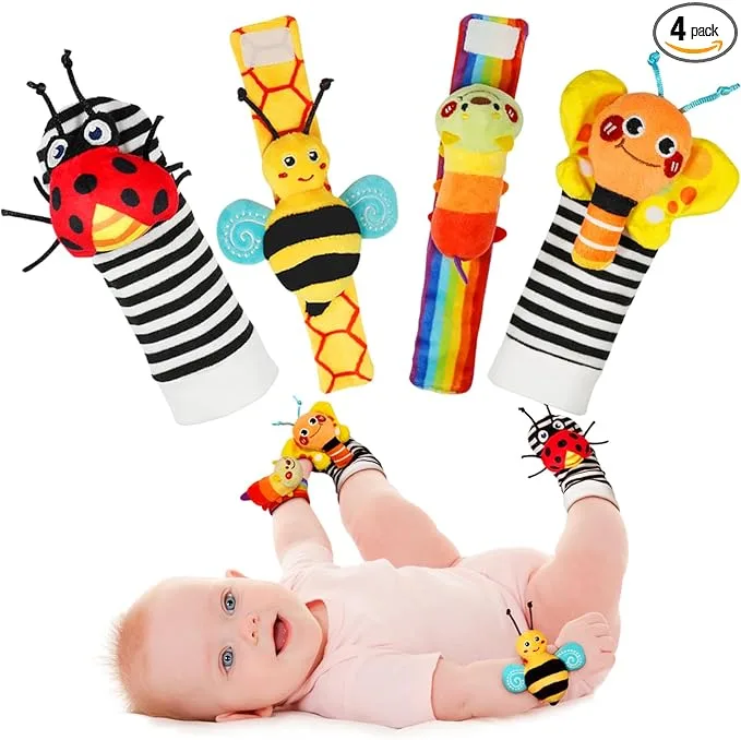Wrist Socks Foot Rattle