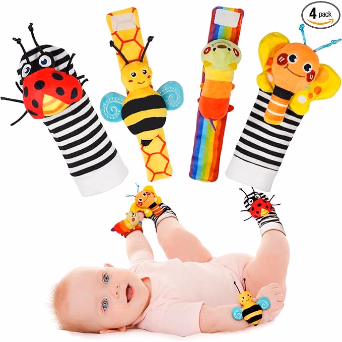 Wrist Socks Foot Rattle
