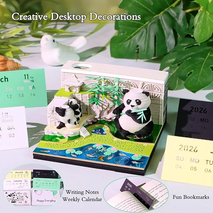 3D Tear-Away Desk Calendar