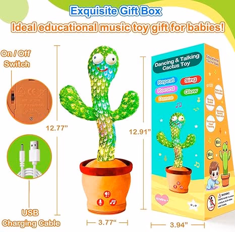 Talking Singing Cactus Toy