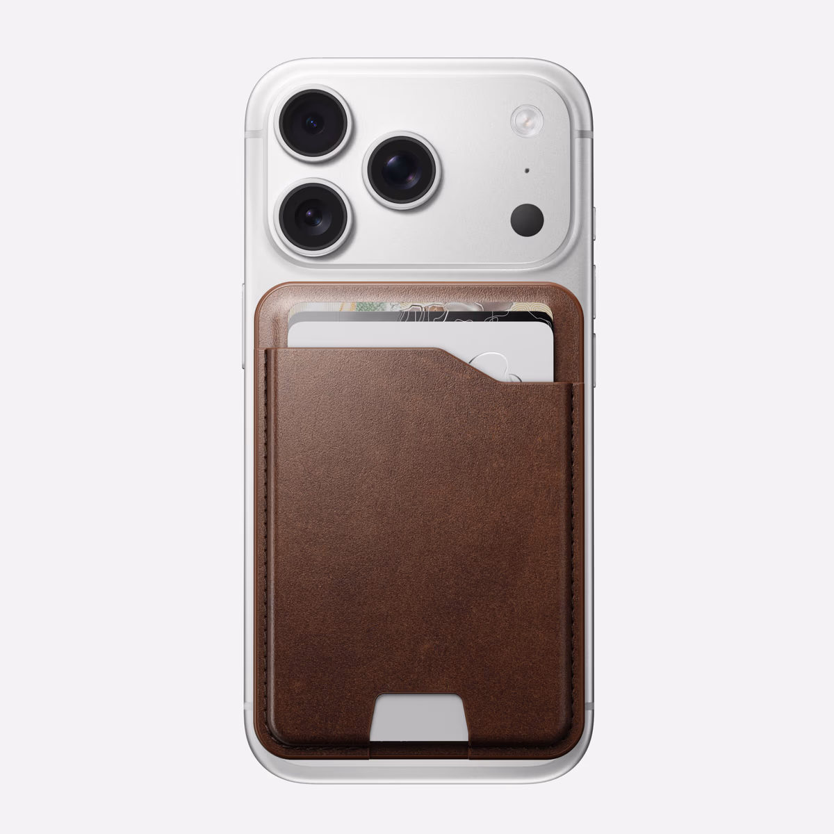 MagSafe Trackable Leather Card Wallet