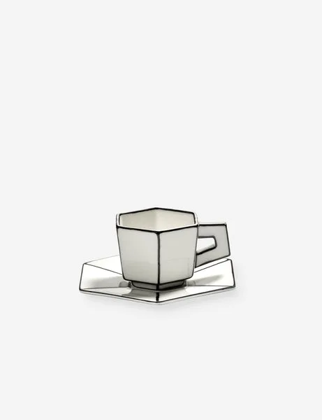 Carte Blanche Espresso Cup and Saucer