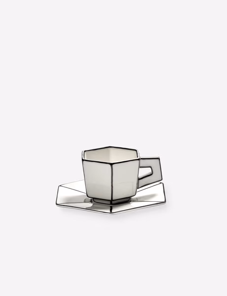Carte Blanche Espresso Cup and Saucer