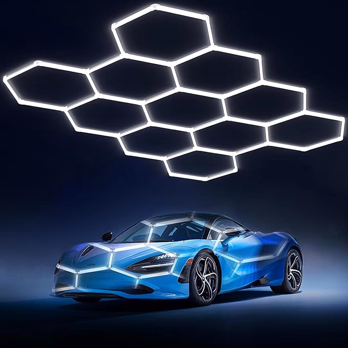 Hexagon LED Garage Lights