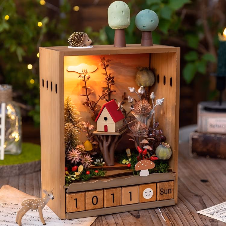 Miniature Forest Calendar Ornament