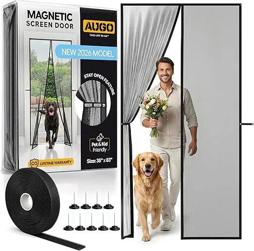 Self Sealing Magnetic Screen Door
