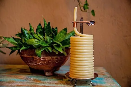 Beeswax 80-Hour Vertical Candle