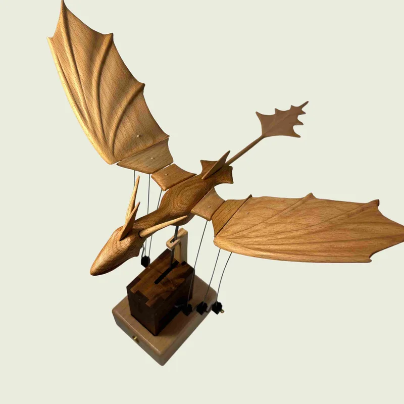 Flapping Wing Dragon Desk Sculpture