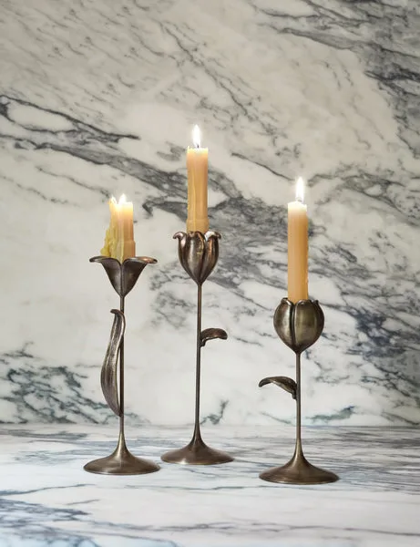 Olivia Floral Candlesticks