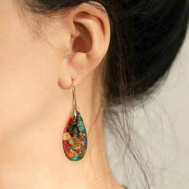 Natural Healing Stone Earrings