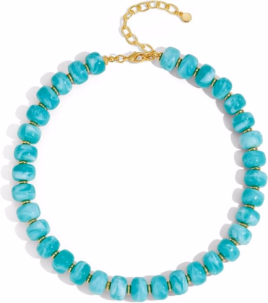 Resin Beaded Necklace