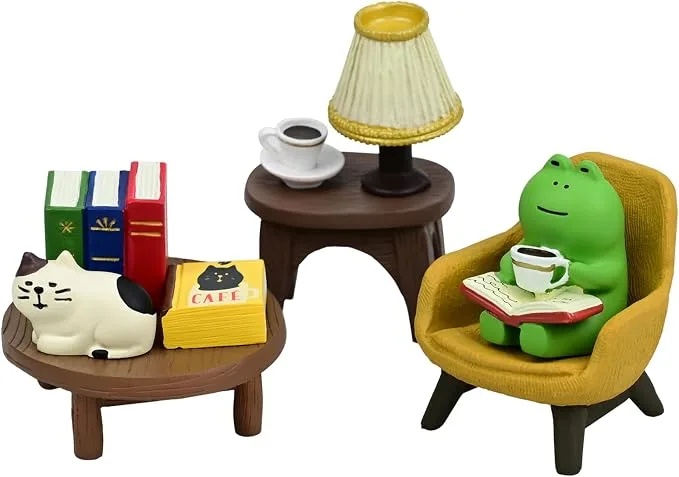 Miniature Frog Figurines Decor