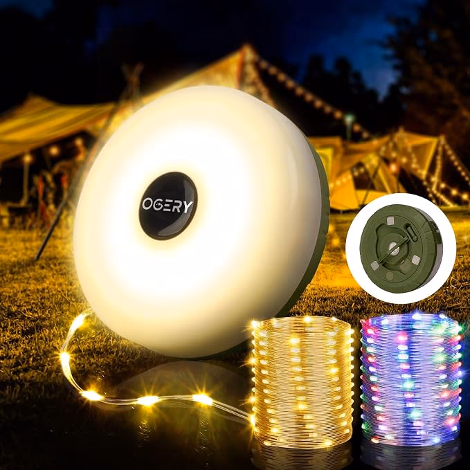 Camping Rechargeable LED String Lights