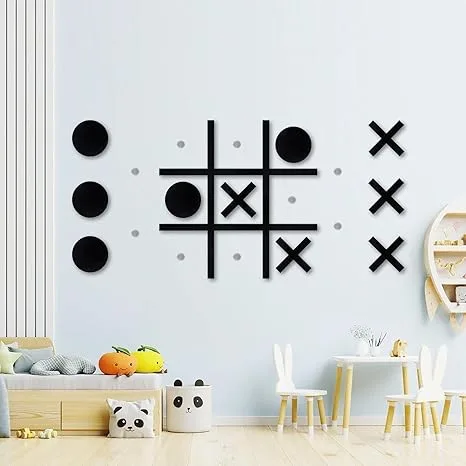 Magnetic Tic Tac Toe Wall Game