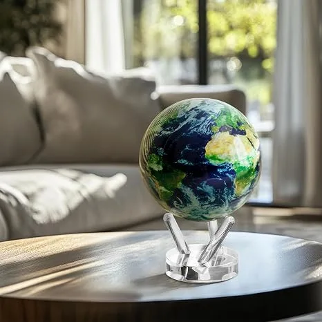Self-Rotating Globe