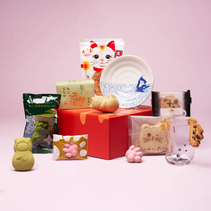 Japanese Cat Lover's Snack Box