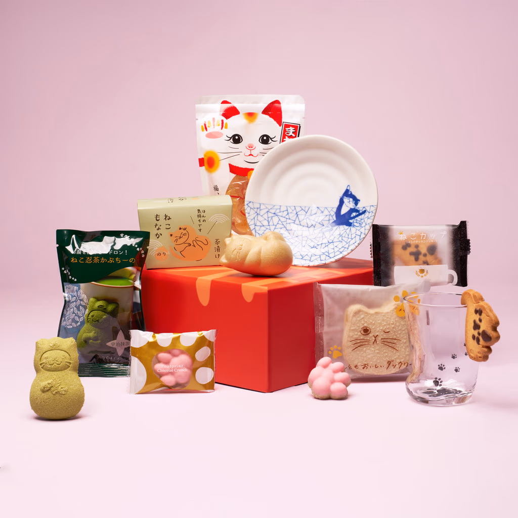 Japanese Cat Lover's Snack Box