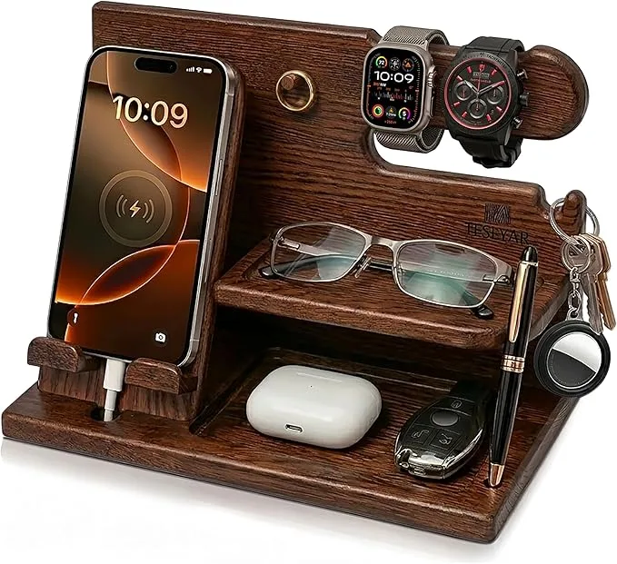 Wood Phone Docking Station