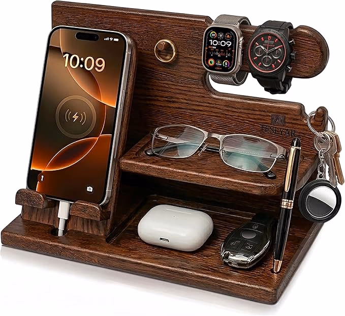 Wood Phone Docking Station