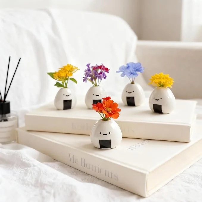 Mini Ceramic Flower Vases
