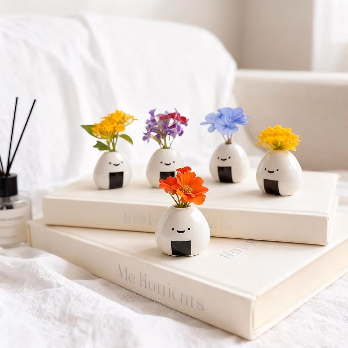 Mini Ceramic Flower Vases