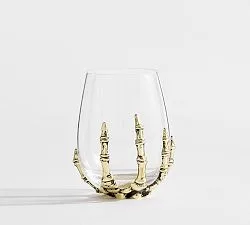 Skeleton Stemless Wine Glasses