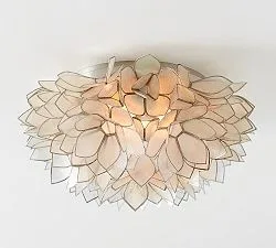 Capiz Flush Mount