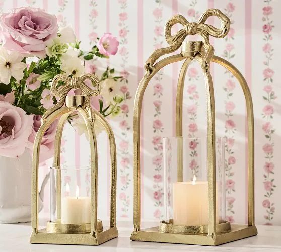 Brass Ribbon Lantern
