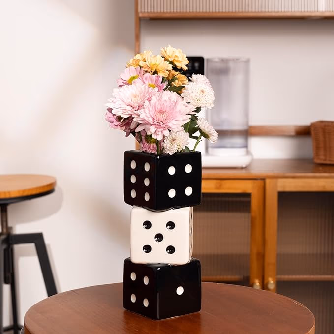 Ceramic Dice Vase