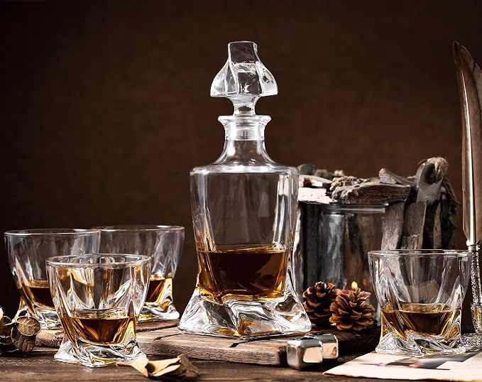 Whiskey Globe Decanter Set