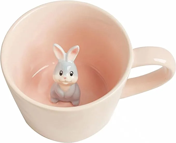 Hidden Bunny Ceramic Mug
