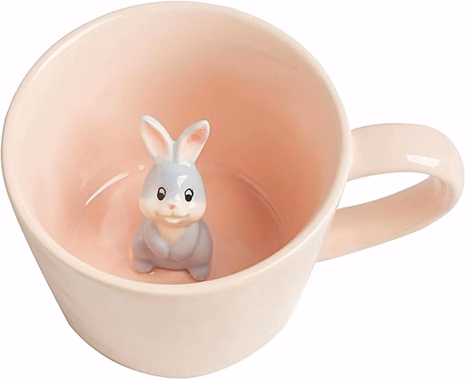 Hidden Bunny Ceramic Mug