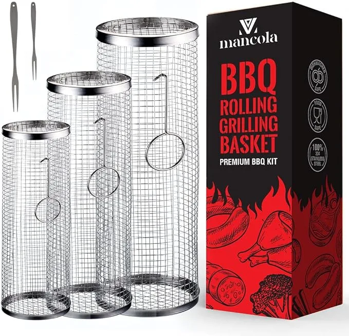 Rolling Grilling Baskets