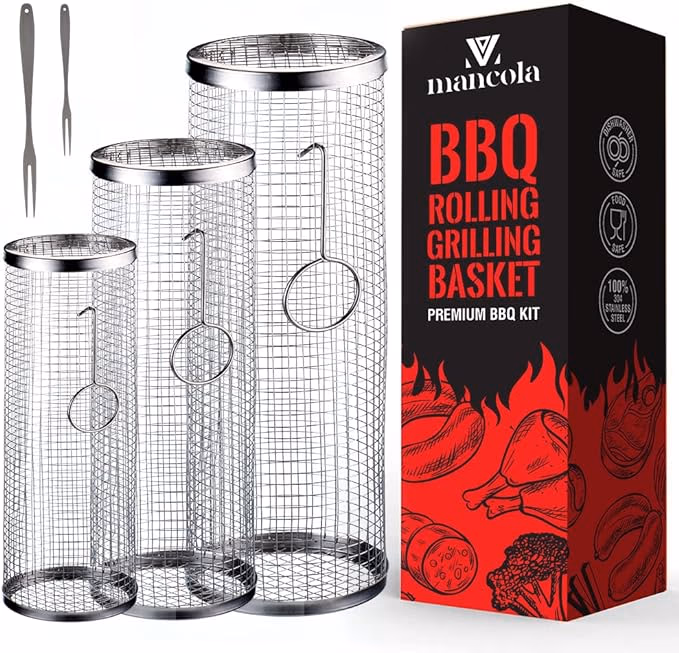 Rolling Grilling Baskets