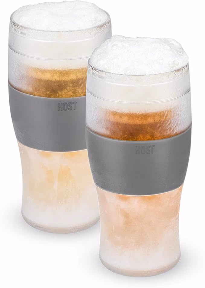 Freezable Insulated Beer Glasses
