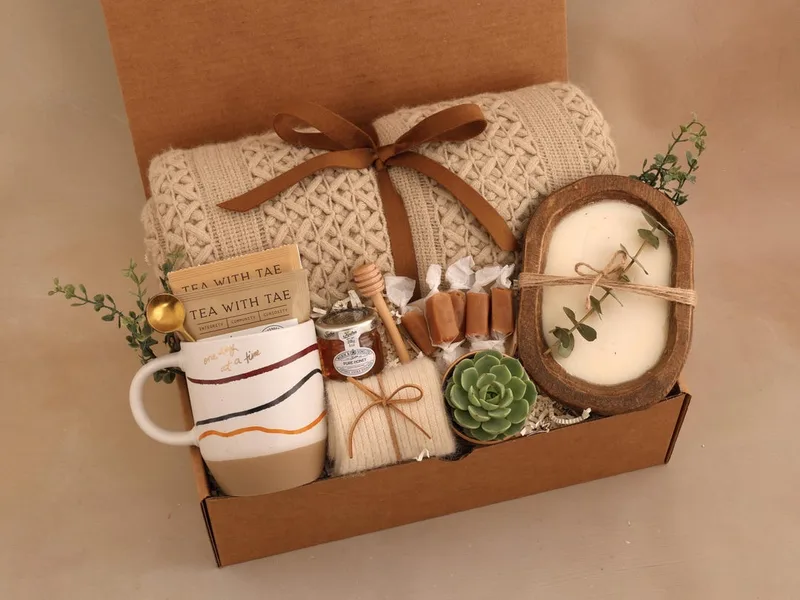 Sending a hug Sympathy Gift Basket