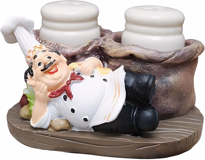 Chef Salt and Pepper Shaker Set